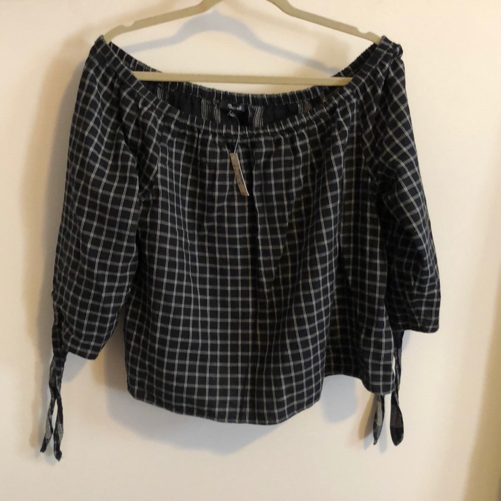 NWT Madewell Off the shoulder Top (Size Large)